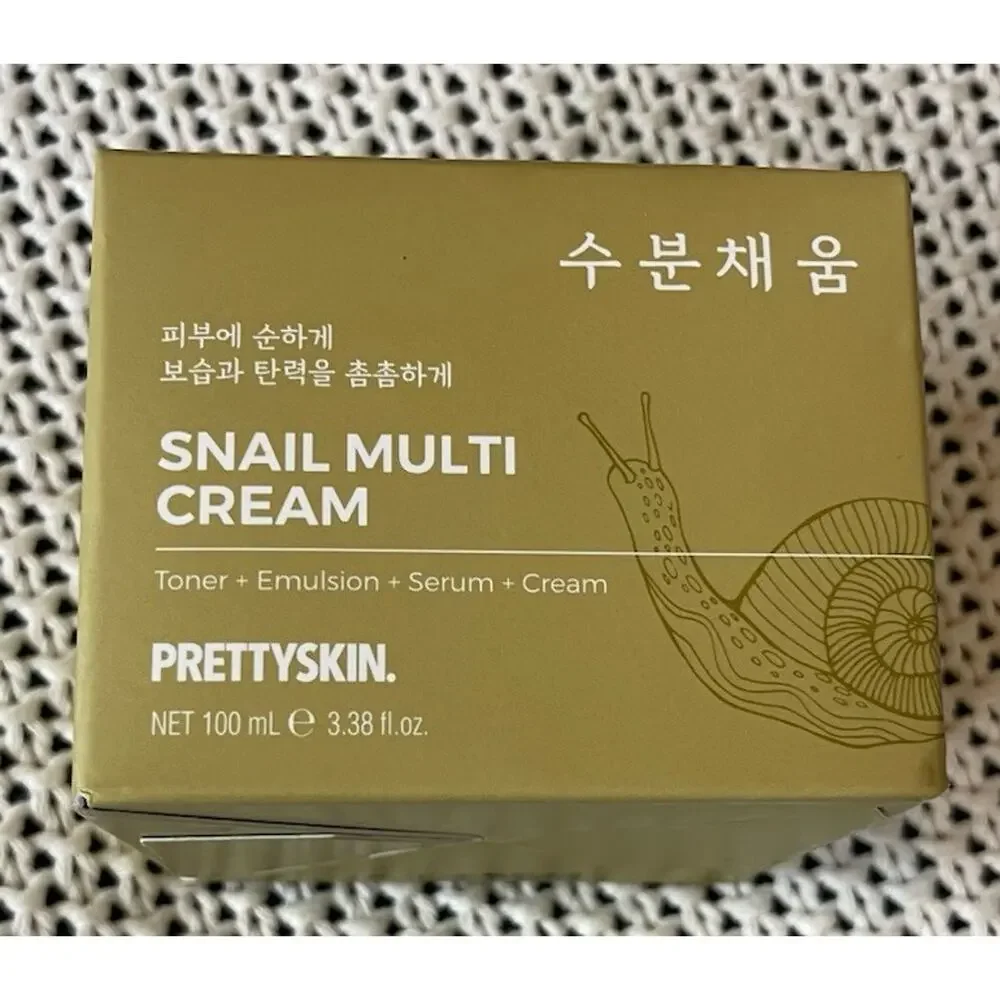 2 x Prettyskin Snail Multi Cream Toner + Emulsion + Serum + Cream Anti Aging,